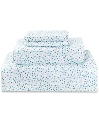 Sunham Microfiber Easy Care Printed -Pc. Sheet Set