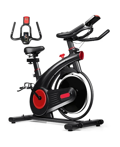 Vebreda Stationary Exercise Bike Silent Belt with 20LBS Flywheel