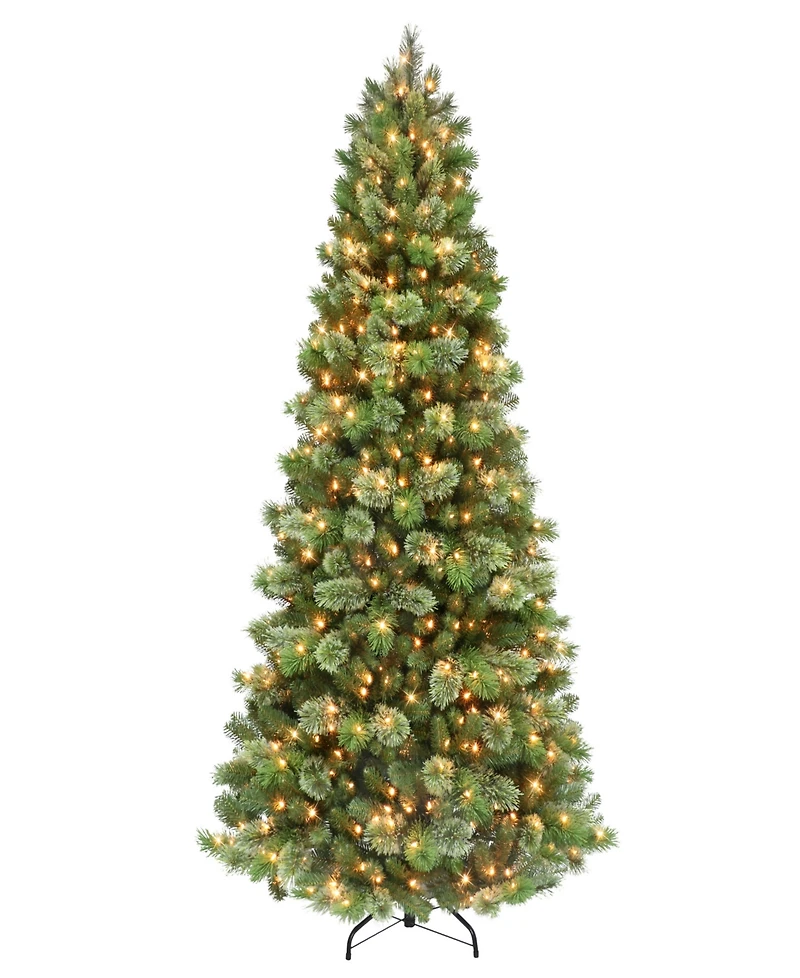 Puleo Pre-Lit Pine Artificial Tree 7.5 ft