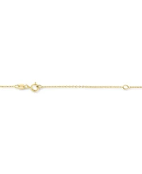 Diamond Accent Hummingbird Pendant Necklace in 14k Gold-Plated Sterling Silver, 16" + 2" extender