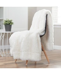 Chanasya Premium Fuzzy Tusicon Faux Longfur Throw Blanket