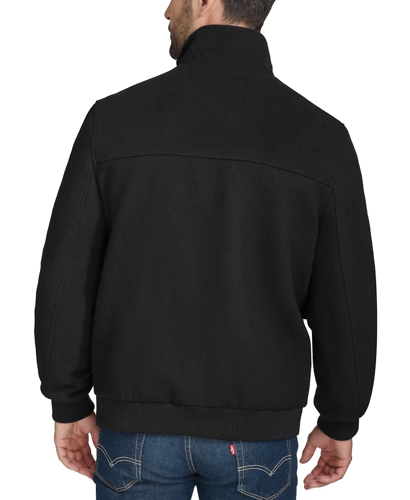 Cole Haan Men's Stand-Collar Long-Sleeve Bomber Jacket