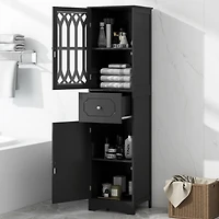 Streamdale Modern Bathroom Cabinet Mdf, Acrylic, Adjustable