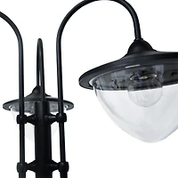 Solar Lamp Post with Planter, 6 Hour Led Lighting
