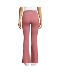 Lands' End Women's Active Hi Impact High Rise Slim Flare Pants