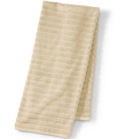 Lands' End Organic Cotton Rib Bath Towel