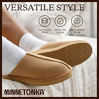 Minnetonka Women's Stefanie Suede Scuff Slippers