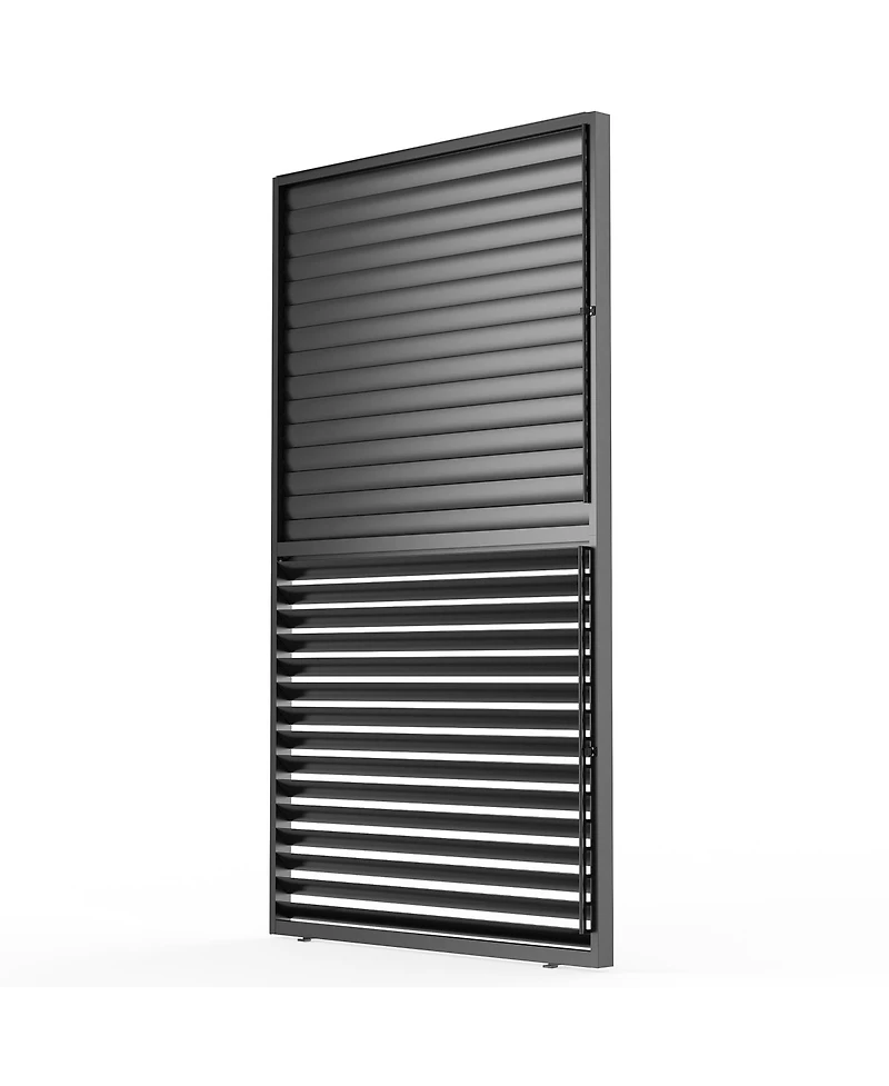 Streamdale 10FT Aluminum Louver Grille for Privacy and Sun Control