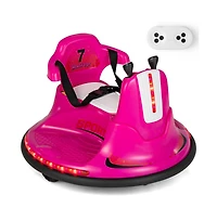 Vebreda 6V Bumper Car for Kids Toddlers Electric Ride On Vehicle with 360° Spin-Red