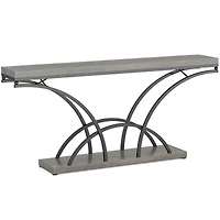 Tribesigns 70.9-Inch Narrow Sofa Table, Extra Long Console Tables for Entryway, Tv Console Behind Couch Table with Stylish Metal Frame for Living Room