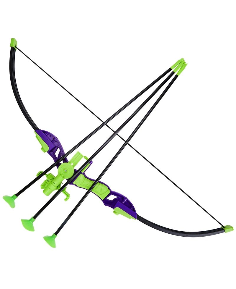 Contixo Kids Bow and Arrow Set - Outdoor Toy with Target, Safe Suction Cup Arrows - Blue