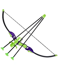 Contixo Kids Bow and Arrow Set - Outdoor Toy with Target, Safe Suction Cup Arrows - Blue