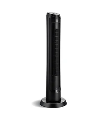 Skonyon 40 Inch Tower Fan with Remote 75° Oscillating Fan with 3 Wind Modes and 4 Wind Speeds-Black