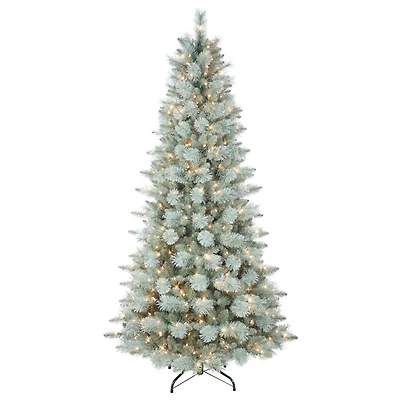 Puleo 7.5-ft. Stratford Pine Tree with 500 Clear Lights & Stand