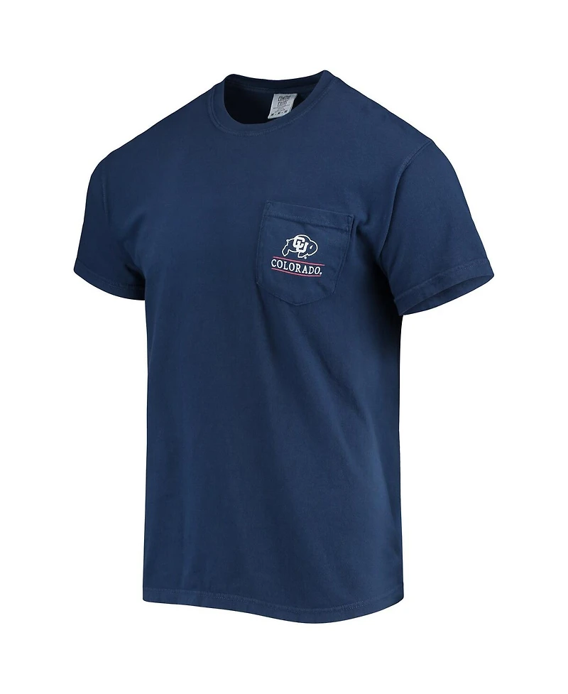 Image One Men's Navy Colorado Buffaloes Campus Americana T-Shirt