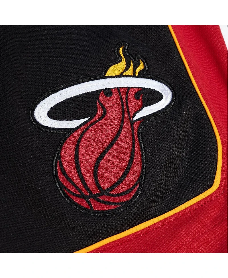 Mitchell & Ness Men's Black Miami Heat 2012-13 Hardwood Classics Road Replica Shorts
