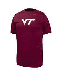 Nike Big Boys and Girls Maroon Virginia Tech Hokies Legend T-Shirt