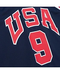 Mitchell & Ness Men's Michael Jordan Navy Usa Basketball 1984 Authentic Jersey