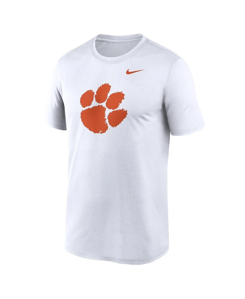 Nike Men's White Clemson Tigers Primetime Legend Logo T-Shirt