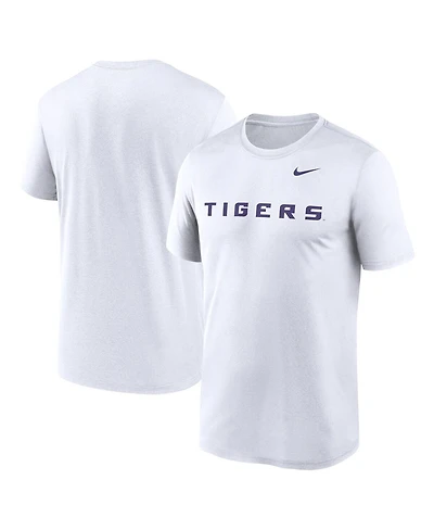Nike Men's White Lsu Tigers Primetime Legend Wordmark T-Shirt