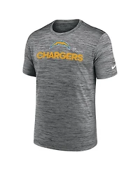 Nike Men's Anthracite Los Angeles Chargers Blitz Velocity Modern Performance T-Shirt