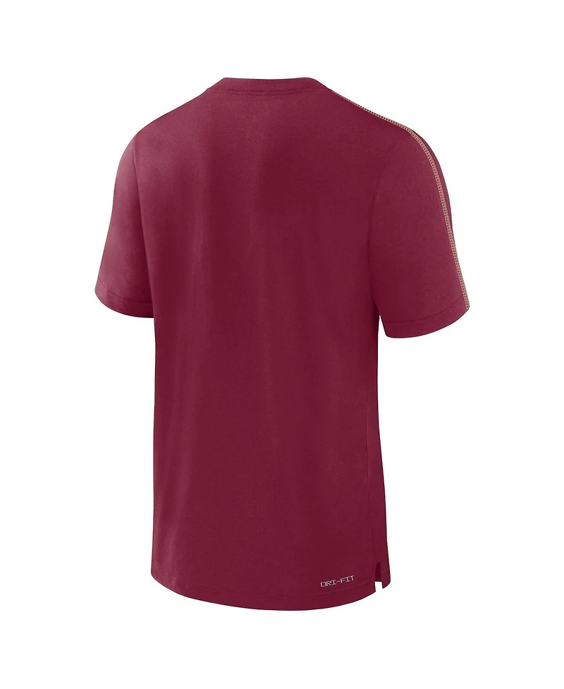 Nike Men's Garnet Florida State Seminoles 2024/25 Sideline Player Performance Tri-Blend T-Shirt