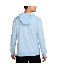 Nike Men's Light Blue U.s. Paralympics Restore Yoga Long Sleeve Hoodie T-Shirt