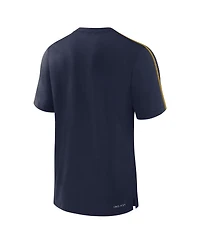 Jordan Men's Navy Michigan Wolverines 2024/25 Sideline Player Performance Tri-Blend T-Shirt