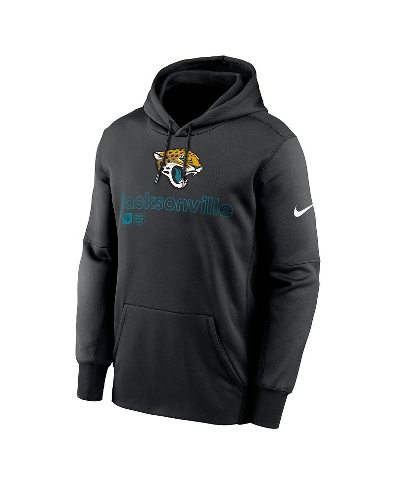 Nike Men's Black Jacksonville Jaguars Performance Pullover Hoodie