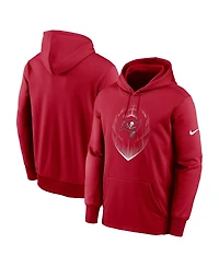 Nike Men's Red Tampa Bay Buccaneers Icon Performance Pullover Hoodie