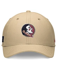 Nike Men's Gold Florida State Seminoles 2024 On-Field Swoosh Flex Hat