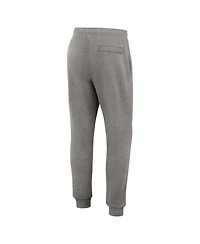 Nike Men's Heather Gray Clemson Tigers Primetime Club Fleece Jogger Pants
