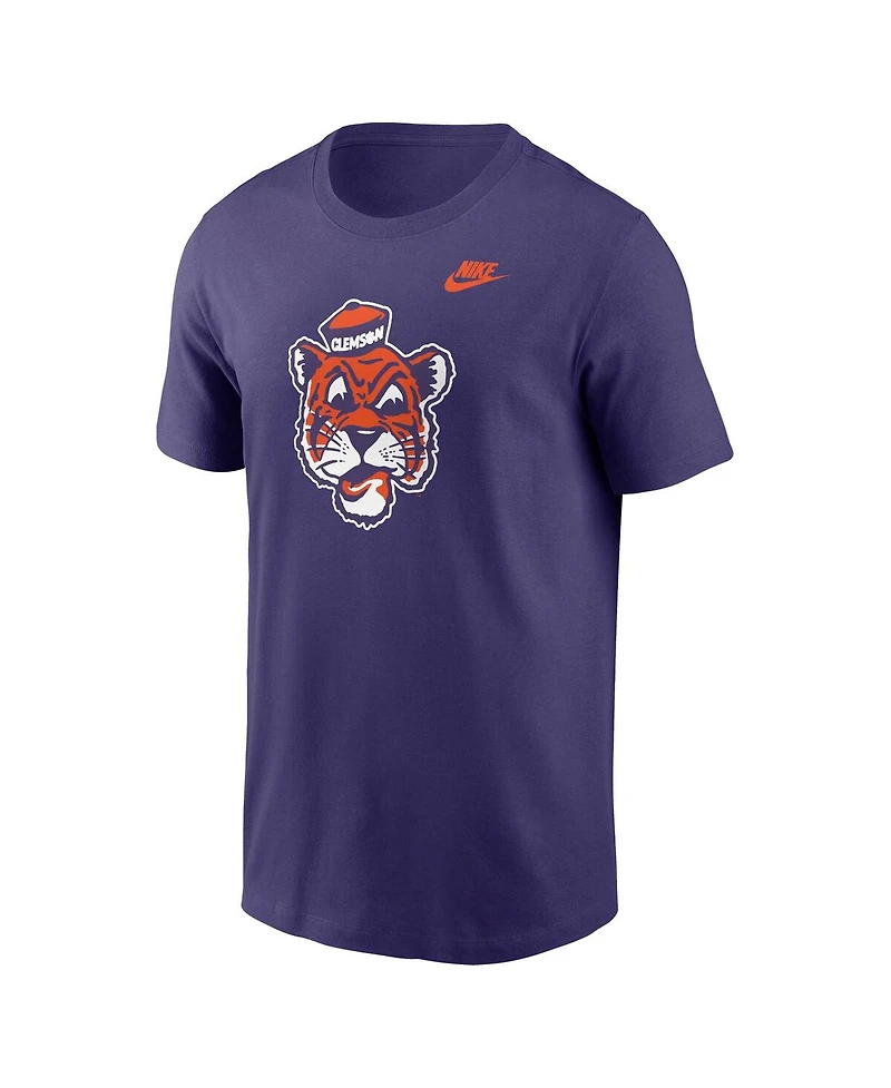 Nike Men's Purple Clemson Tigers Legacy Alternate Logo T-Shirt
