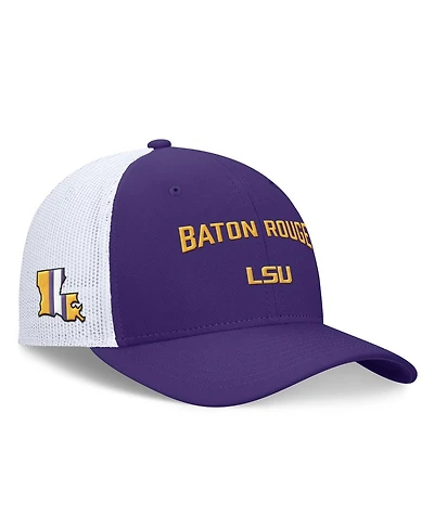 Nike Men's Purple/White Lsu Tigers Primetime City Trucker Adjustable Hat