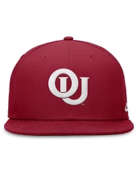 Nike Men's Crimson Oklahoma Sooners Legacy True Fitted Hat