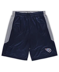 Fanatics Men's Navy Tennessee Titans Big Tall Team Logo Shorts
