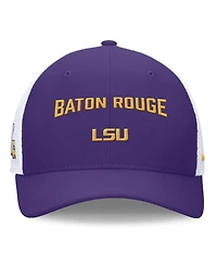 Nike Men's Purple/White Lsu Tigers Primetime City Trucker Adjustable Hat