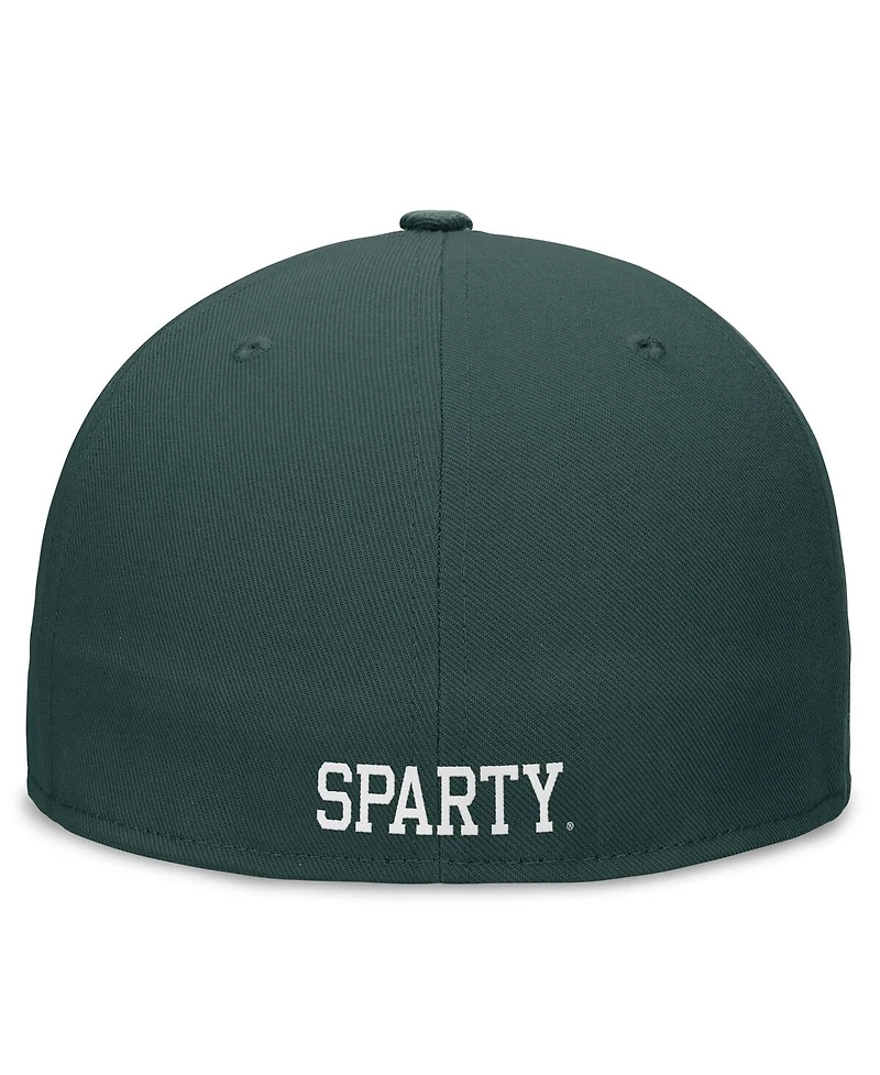 Nike Men's Green Michigan State Spartans Legacy True Fitted Hat