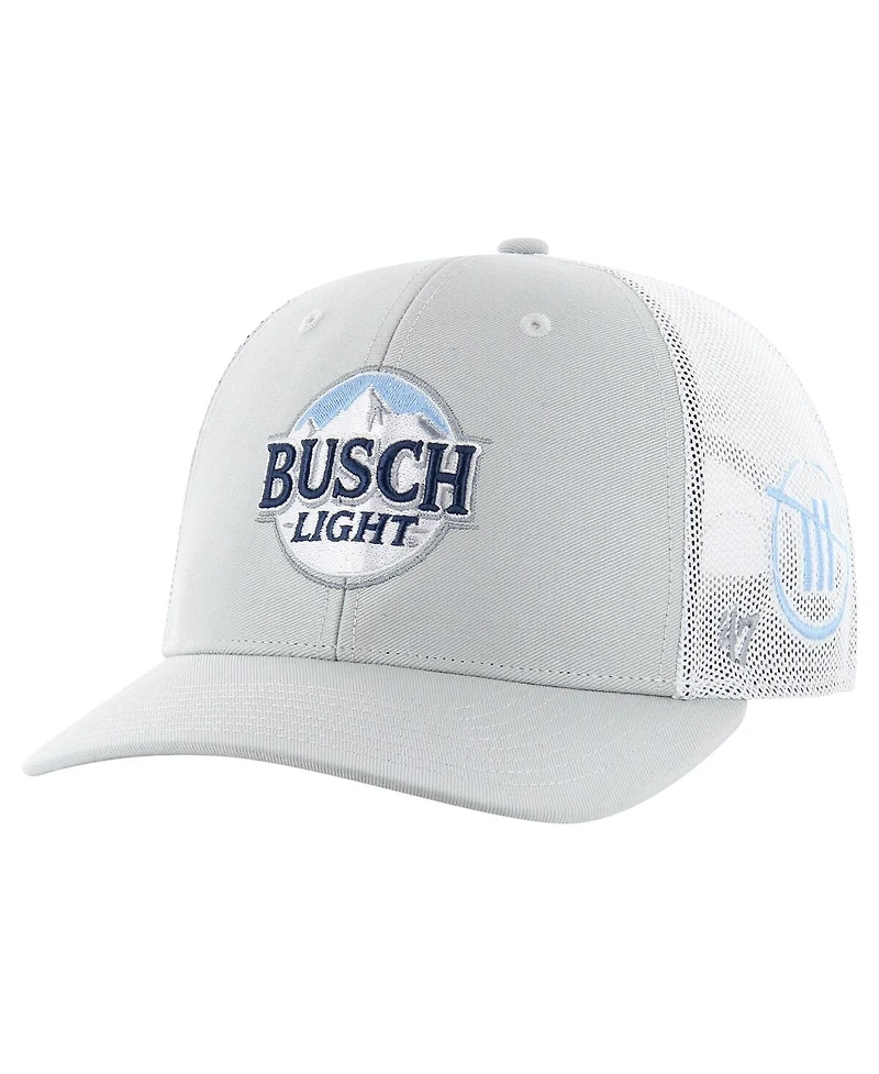 '47 Brand Men's Gray Ross Chastain Busch Light Four Hit Trucker Adjustable Hat