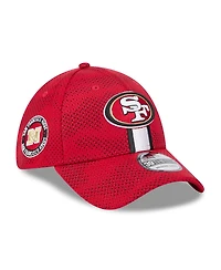 New Era Men's Scarlet San Francisco 49ers 2024 Sideline 39THIRTY Flex Hat