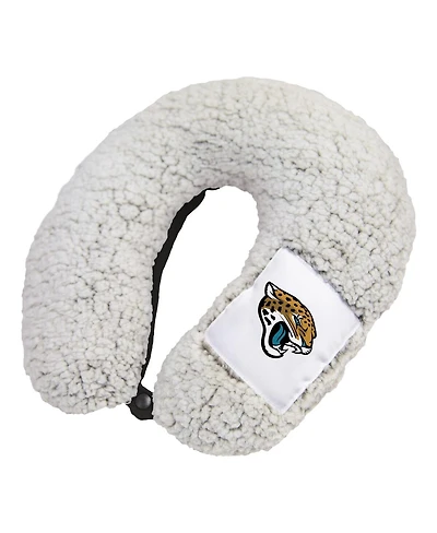 Logo Brands Jacksonville Jaguars Frosty Sherpa Neck Pillow