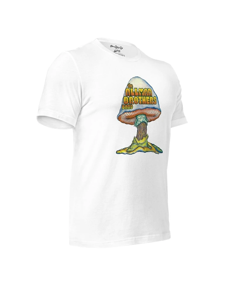 Section 119 Men's and Women's White The Allman Brothers Band Color Mushroom Tri-Blend T-Shirt