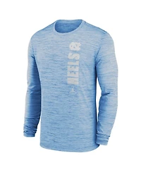 Jordan Men's Carolina Blue North Tar Heels 2024 Sideline Velocity Performance Long Sleeve T-Shirt