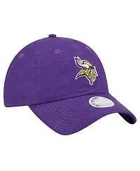 New Era Women's Purple Minnesota Vikings Smiley 9TWENTY Adjustable Hat