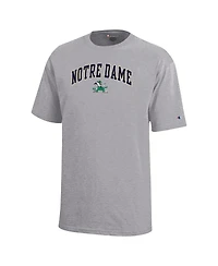 Champion Big Boys and Girls Notre Dame Fighting Irish Arch Over Logo T-Shirt
