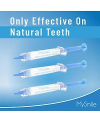 MySmile Teeth Whitening Kit with Led Light, 10 Min Non-Sensitive Fast Teeth Whitener with 3 Carbamide Peroxide Teeth Whitening Gel, Helps to Remove St