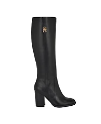 Tommy Hilfiger Women's Ursy Tall Shaft Block Heel Boots