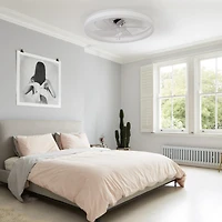 Streamdale Ceiling Fan with Lights Dimmable Led