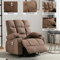 Massage & Power Lift Recliner for Elderly