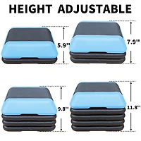 Streamdale Furniture Adjustable Fitness Step Platform with 4 Risers